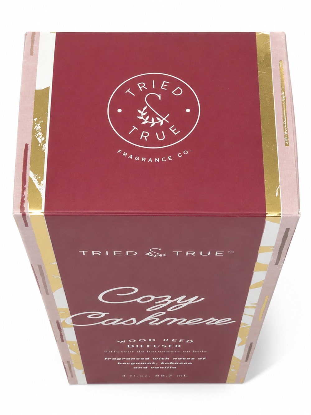 Tried & True Cozy Cashmere Wood Reed Diffuser - Picture 2 of 5